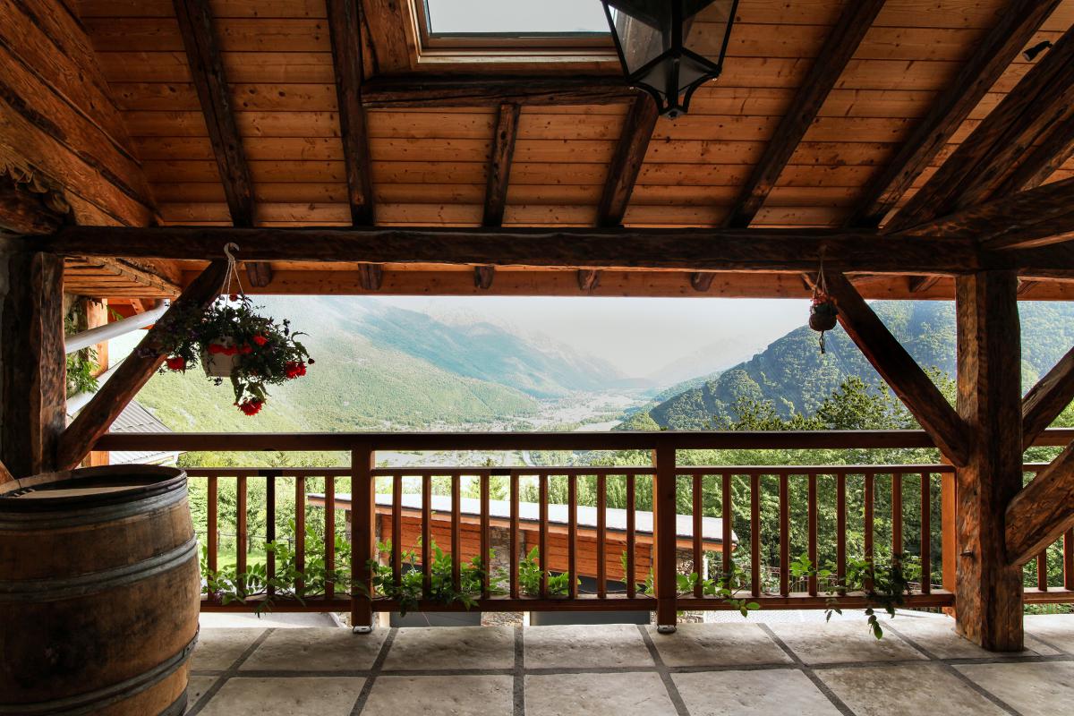 Terrasse gite Savoie